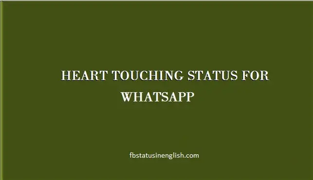 heart touching status for whatsapp