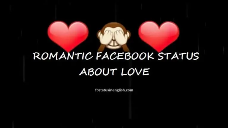 Romantic Facebook Status About Love
