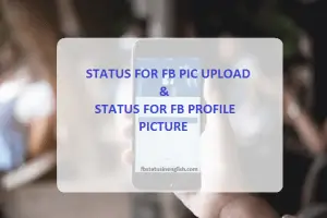 status for fb pic upload