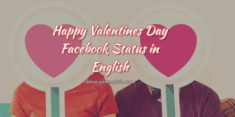 2022 Happy Valentines Day Facebook Status in English