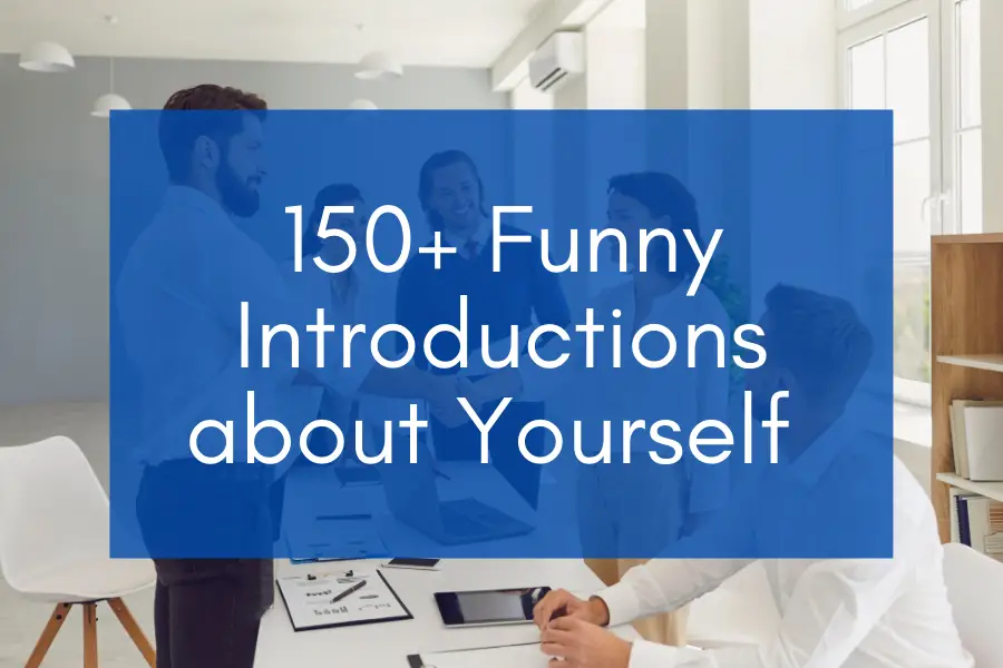 funny speech introducing yourself