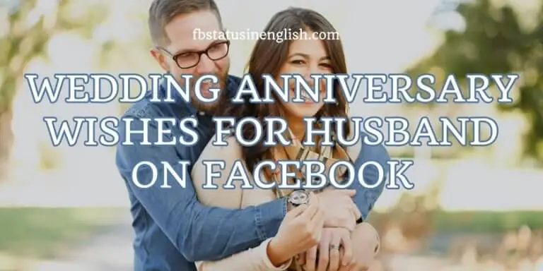 Wedding Anniversary Wishes for Husband on Facebook