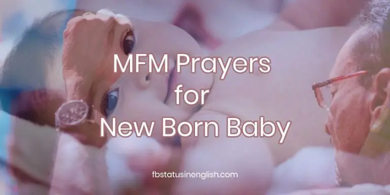 Powerful MFM Prayers for New Born Baby