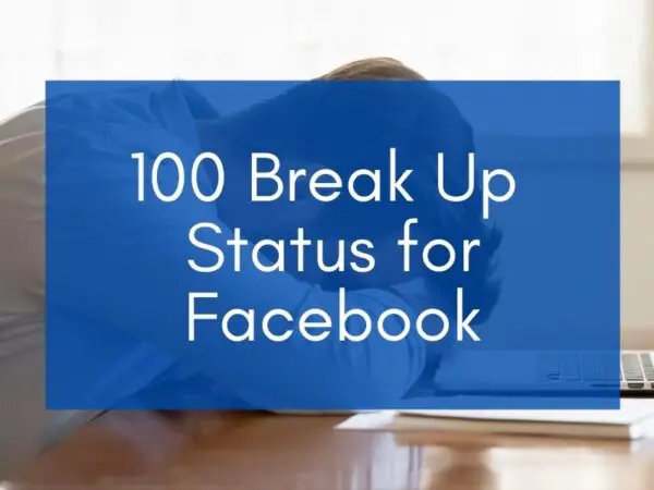 man thinking of a break up status for facebook
