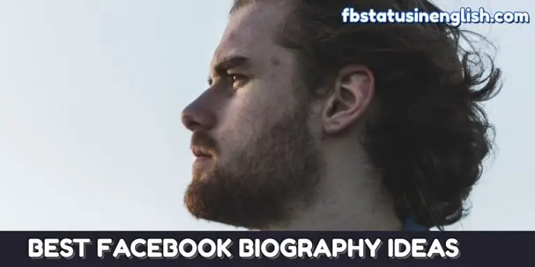 50 Best Facebook Biography Ideas