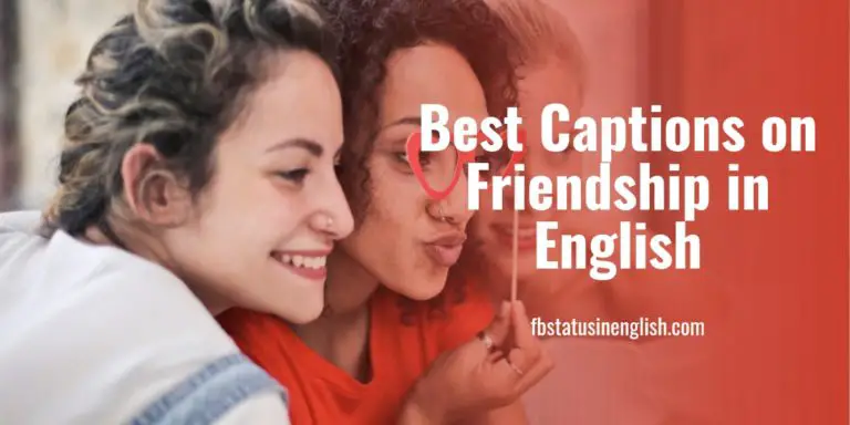 Best Captions on Friendship in English