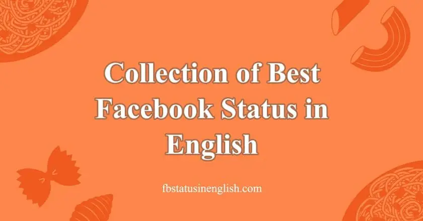 Best Facebook Status in English