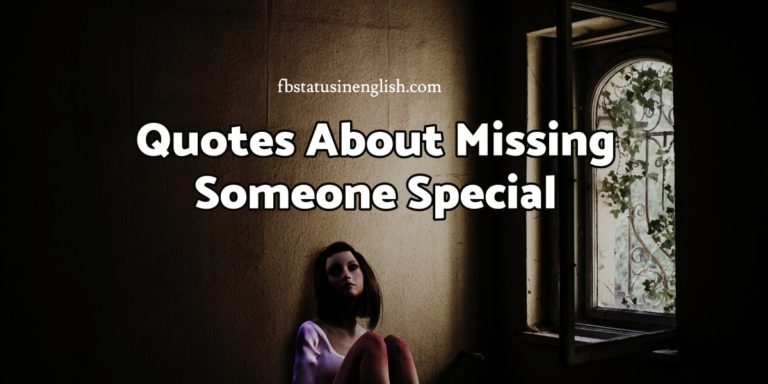 Fascinating Quotes About Missing Someone Special