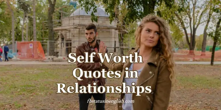 Self Worth Quotes in Relationships 