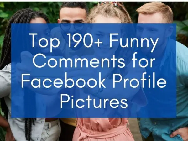 people laughing at funny comments for facebook profile pictures