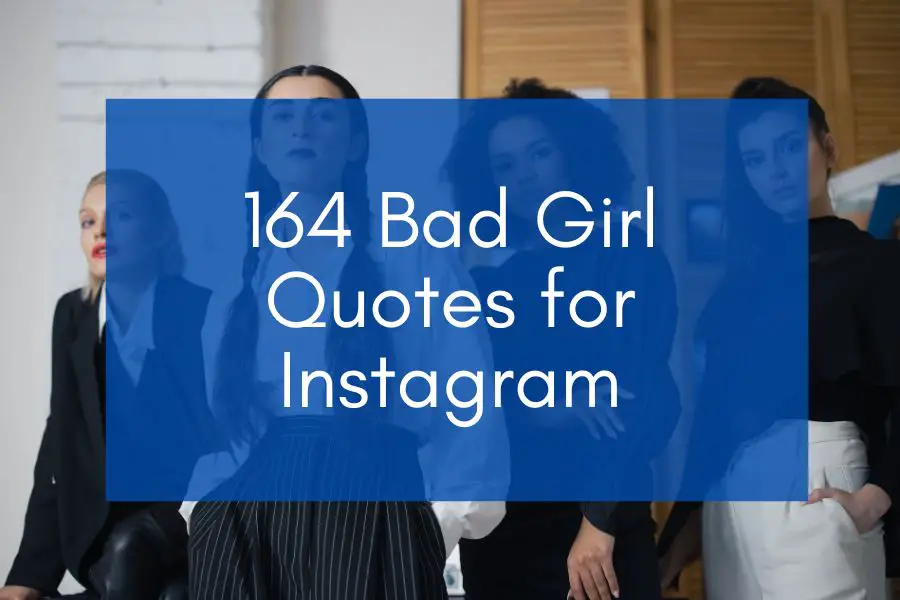 A group of women standing as featured photo of bad girl quotes for Instagram featured photo.