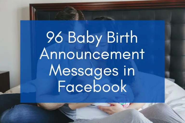 96 Baby Birth Announcement Messages in Facebook (2024)