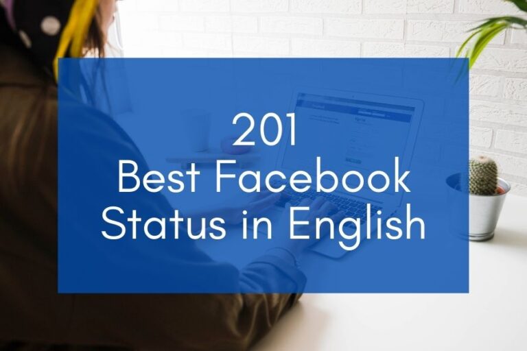 201 Best Facebook Status in English (2024)