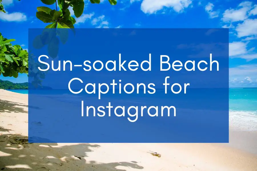 199 Beach Captions For Instagram To Describe Your Day Of Fun 