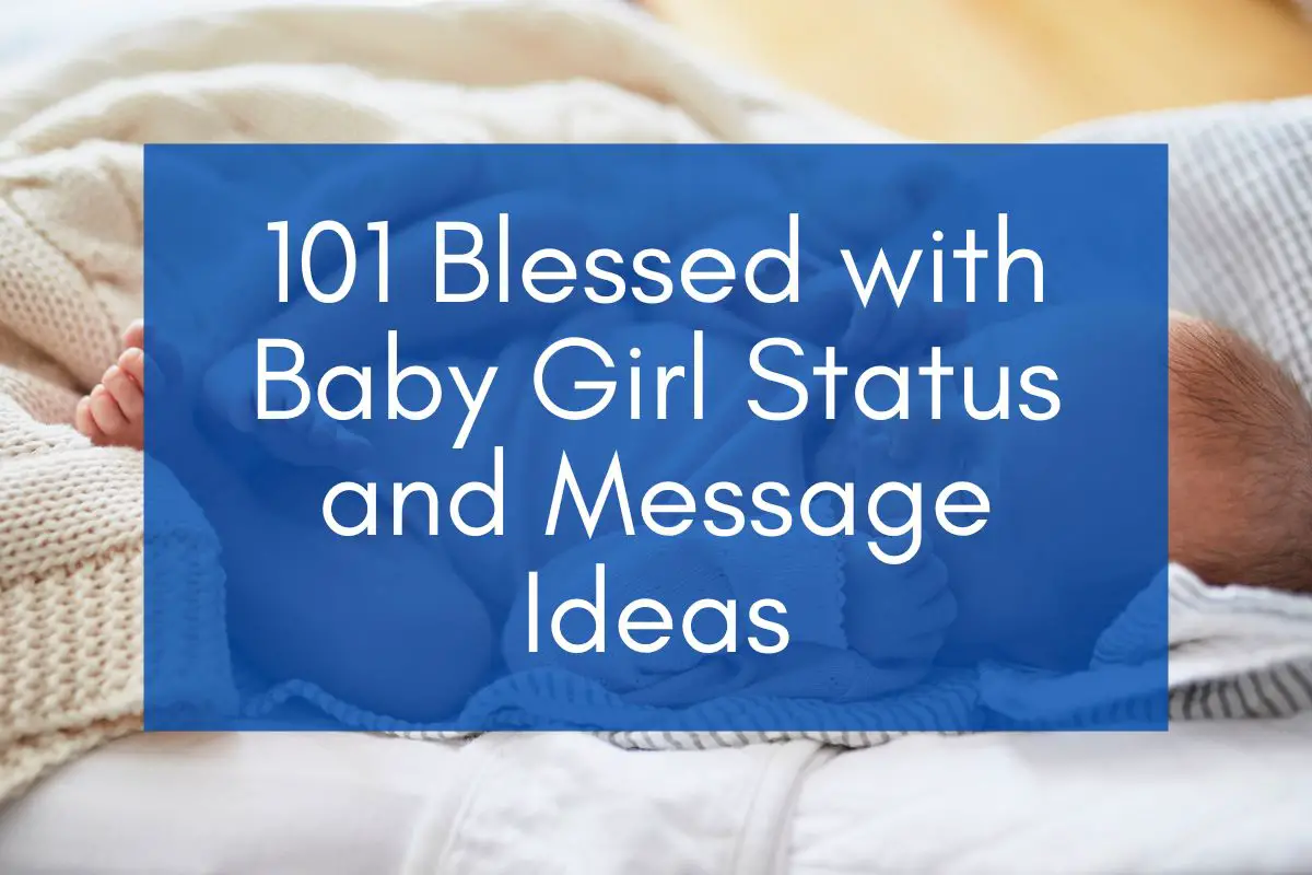 101 Blessed with Baby Girl Status and Message Ideas (2024)